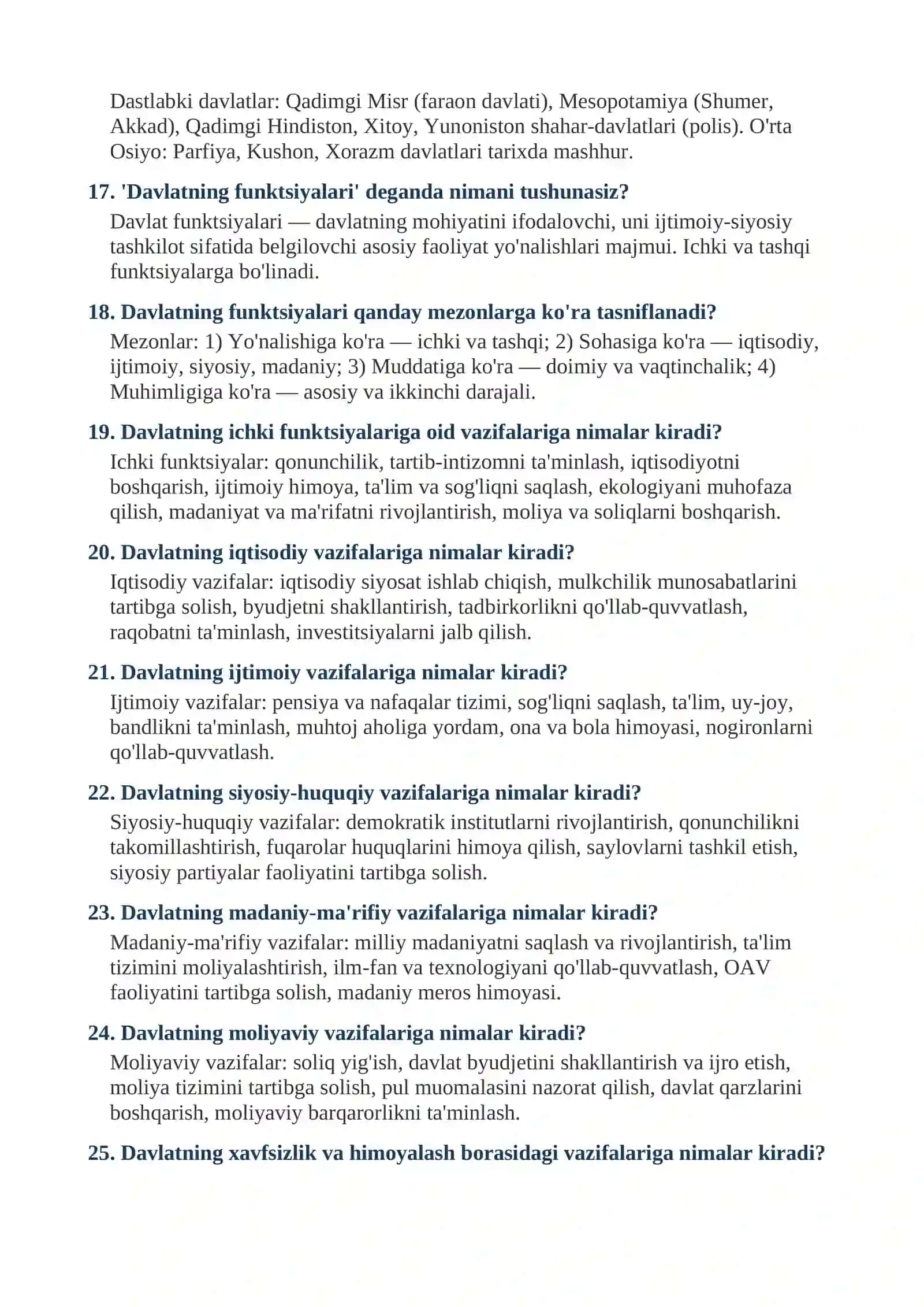 Ofitserlar uchun — Savol-Javoblar (3-qism) 3