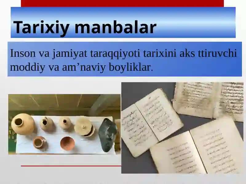 O‘ZBEKISTON TARIXI FANINING 3