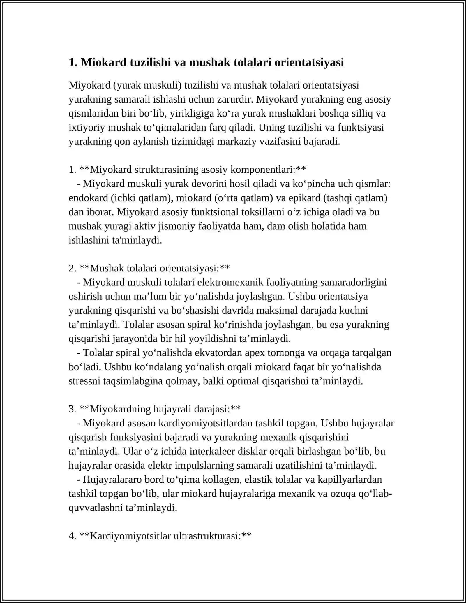 YURAK BIOMEXANIKASI ELEMENTLARI 3