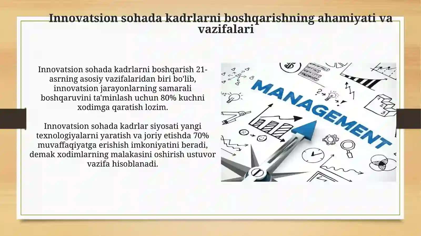 Innovatsion sohada kadrlarni boshqarish 3