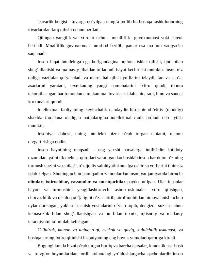 Intellektual mulk savdosining rivojlanish tendensiyalari 3
