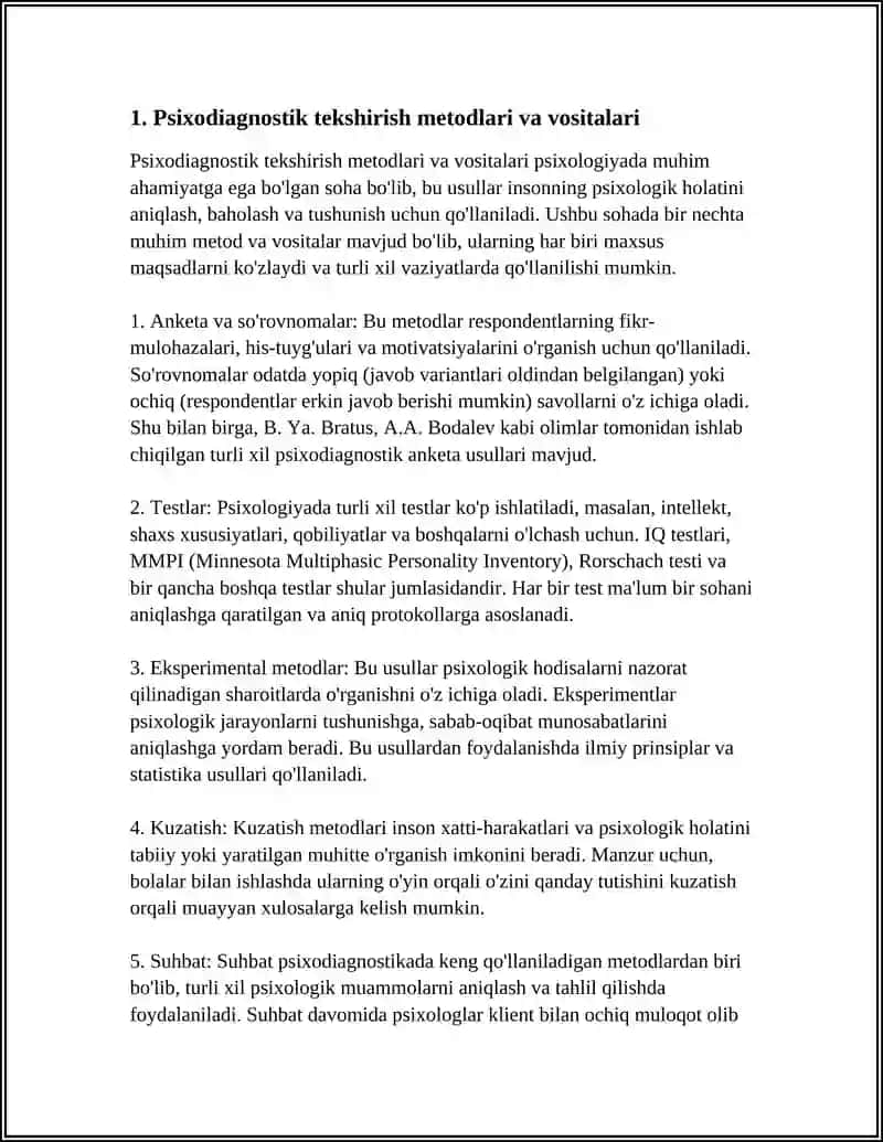 PISIHADIAGNOSTIK TEKSHIRUV VA TADQIQOTLAR 3
