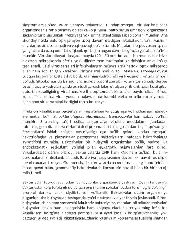 Virusli  infeksiyalari  (qizamiq,  tepki,  gerpes  virusi  infeksiyasi, sitomegalovirus infeksiyasi, virusli gepatit B). 3