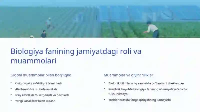 Zamonaviy biologiyaning dolzarb muammolari 3