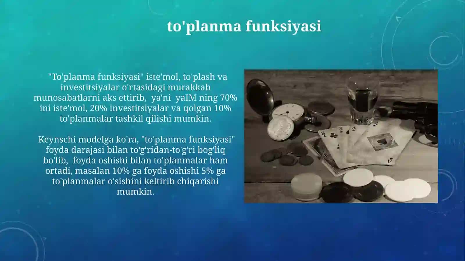Iste’mоl, jаmg‘аrish vа investitsiyа funksiyаlаri 3