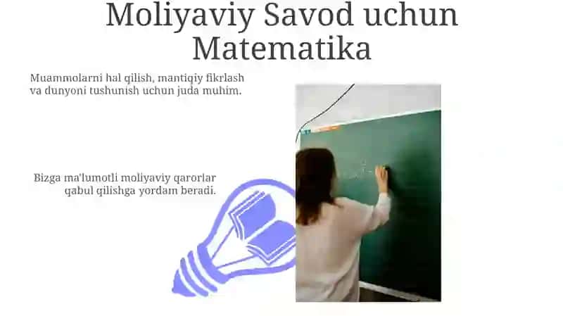 Moliyaviy Savod uchun Matematika 3