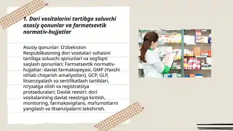 Dori Vositalarini Nazorat Qilish 3