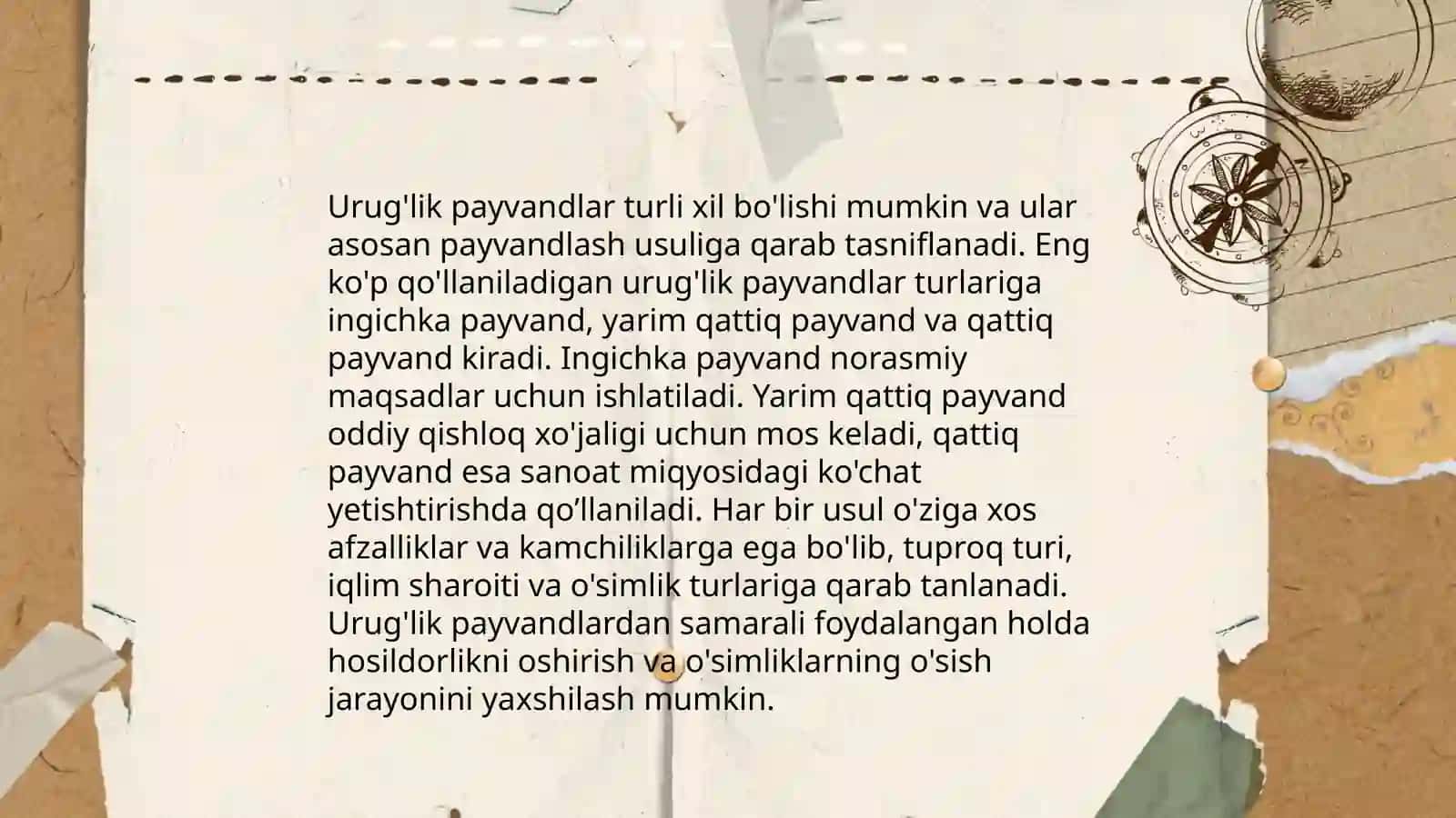 Urug'lik payvantaglarni yetishtirish 3