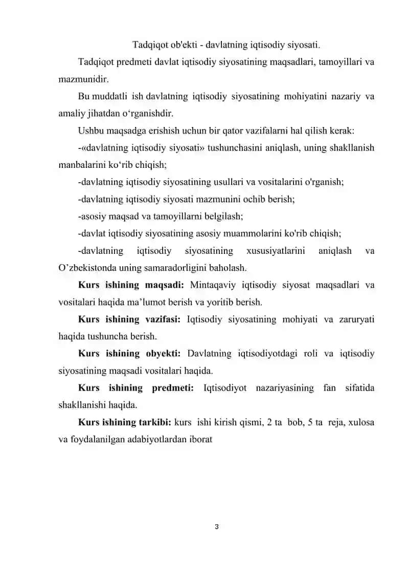 MINTAQAVIY IQTISODIY SIYOSAT MAQSADLARI VA VOSITALARI 3