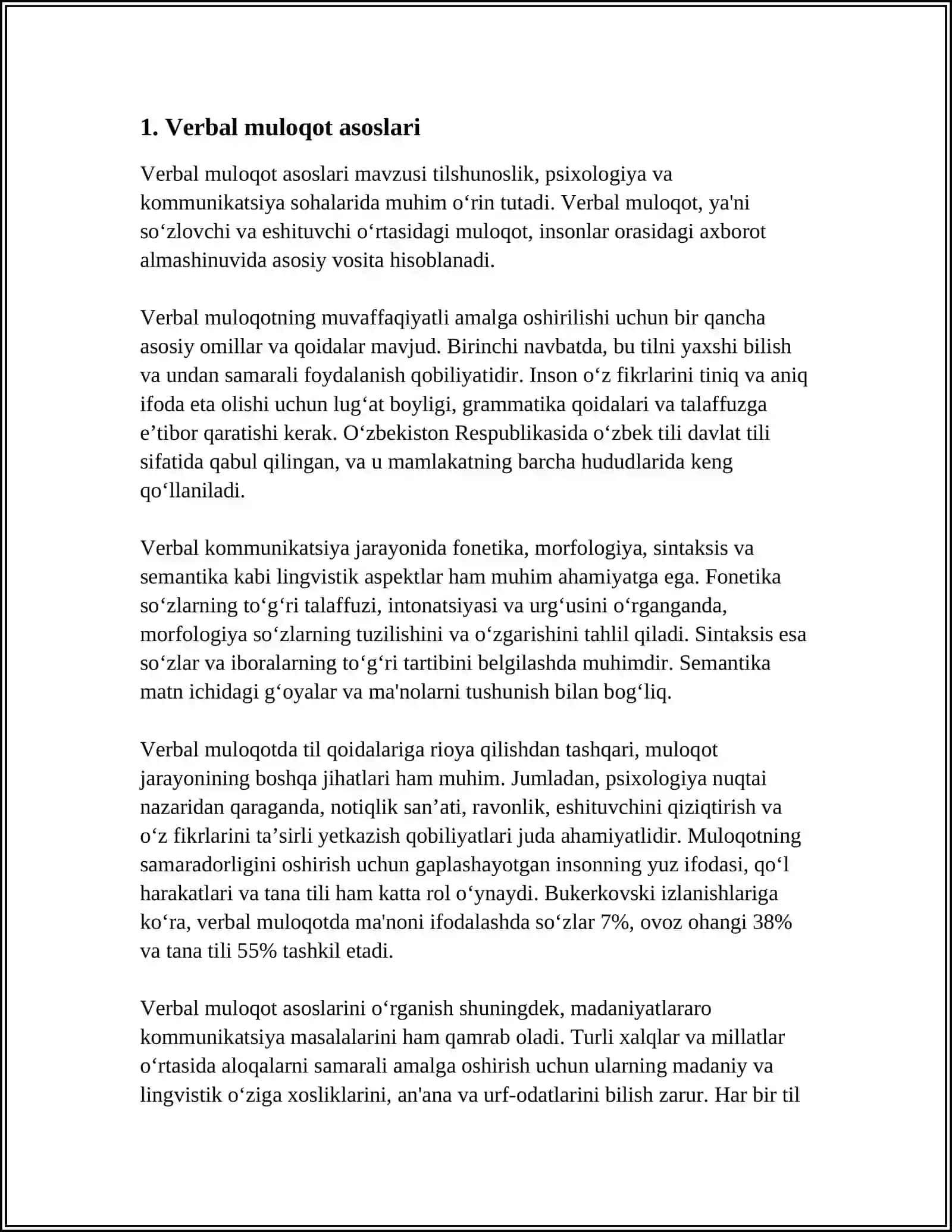 PATSIENT BILAN VERBAL VA NOVERBAL MULOQAT KO‘NIKMALARI 3