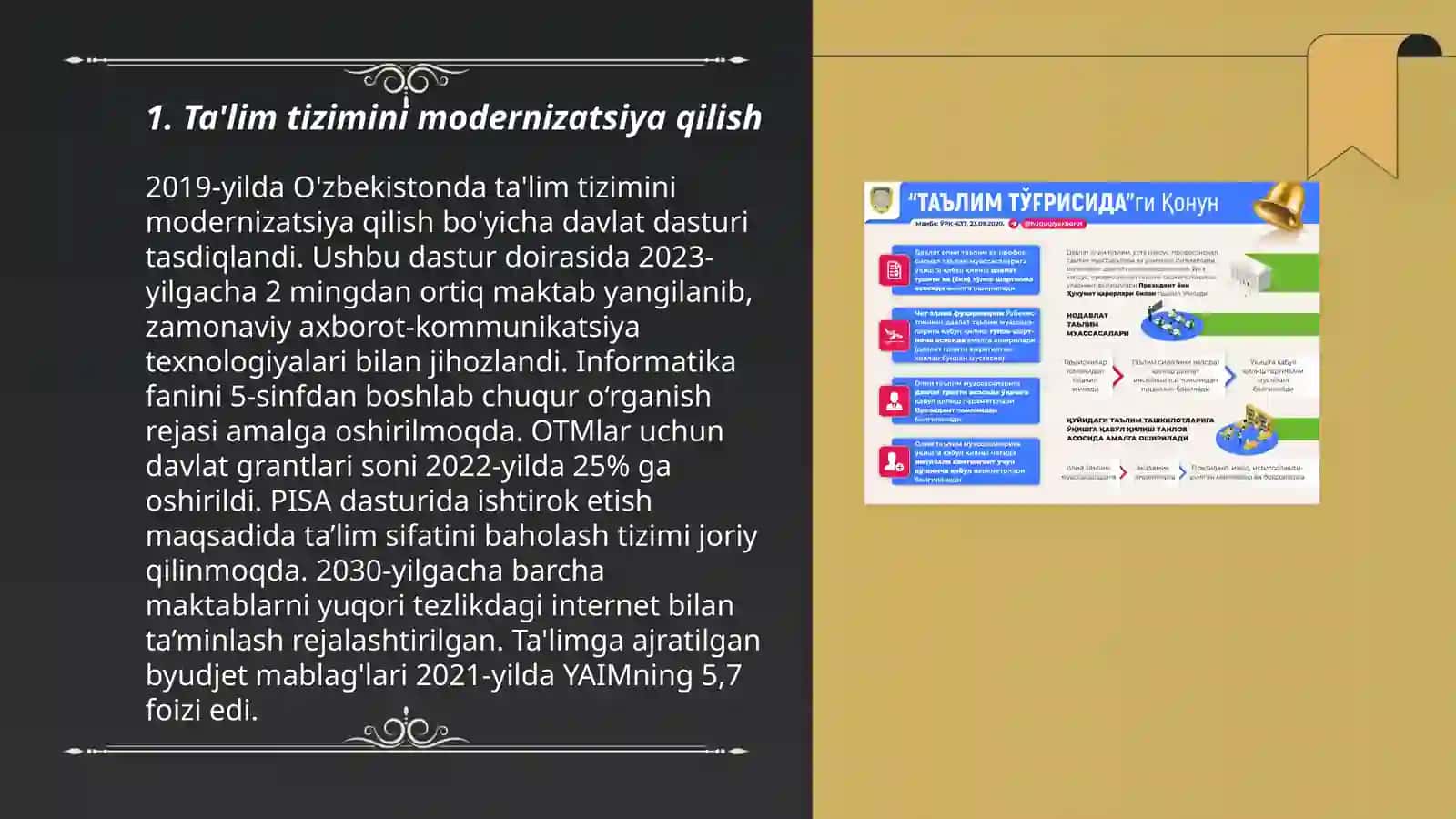 Ta'lim tizimini modernizatsiya qilish 3