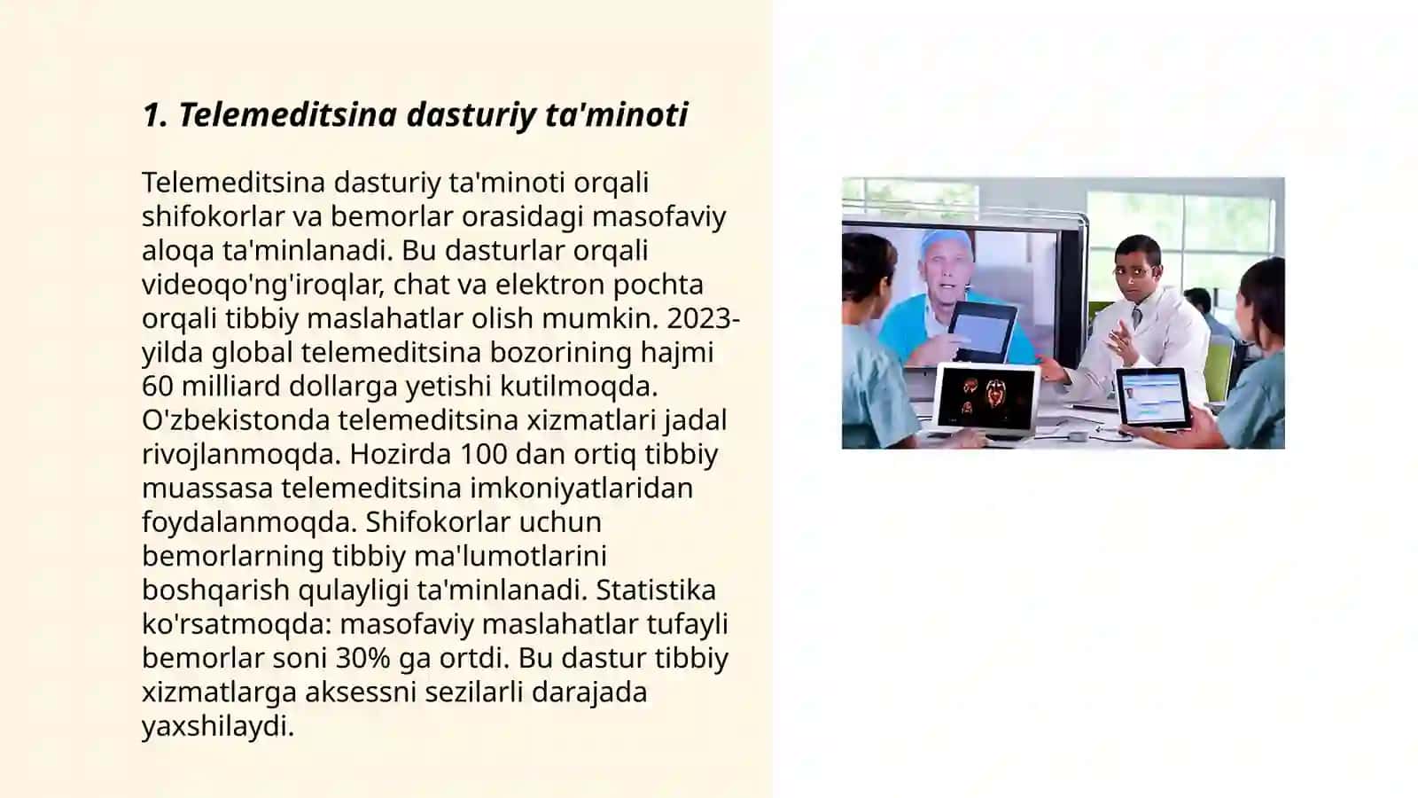 Telemeditsina dasturiy ta'minoti 3