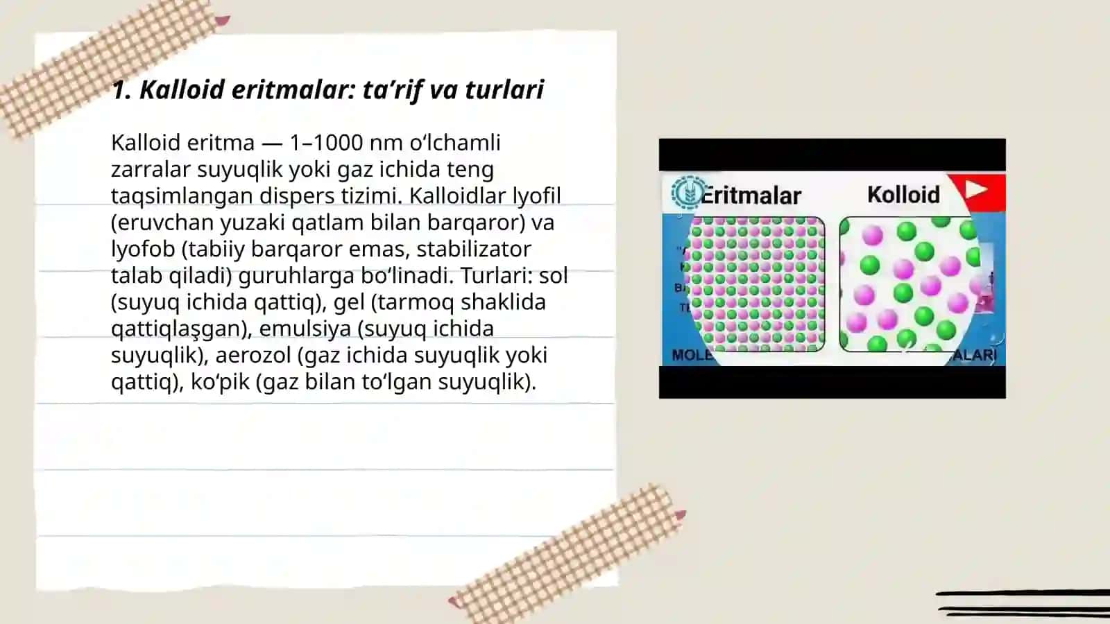 Kalloid eritmalar 3
