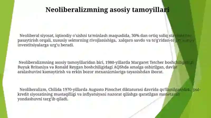 Neoliberalizm va Ijtimoiy Bozor Iqtisodiyoti 3