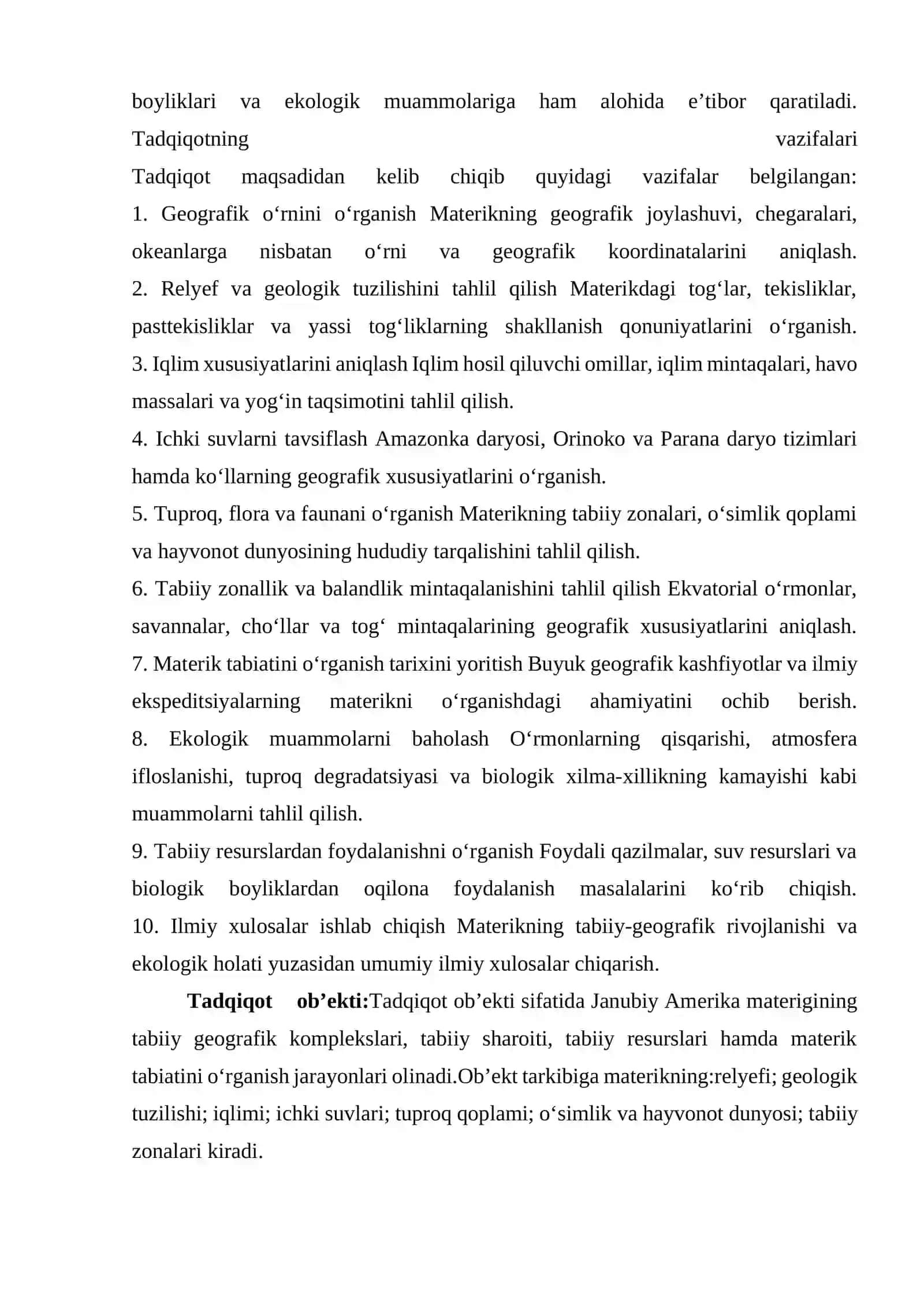Janubiy Amerikaning tabiiy-geografik xususiyatlari 3