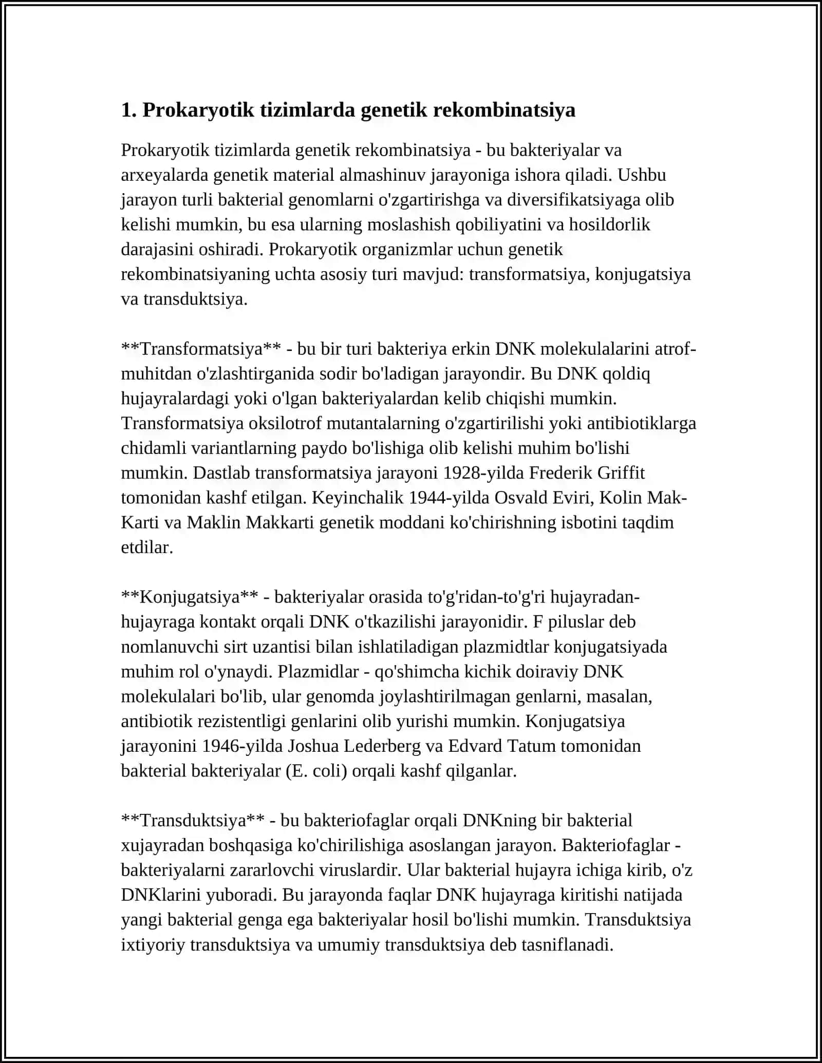 PROKARYOTIK TIZIMLAR YORDAMIDA REKOMBINANT OQSILLARINI ISHLAB CHIQARISH 3