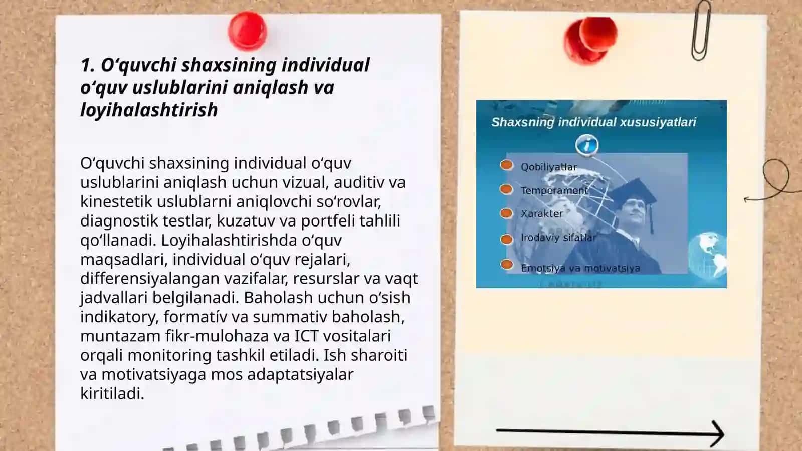 Loyihalashtirishda oʻquvchi shaxsining individual hamda ish xususiyatlari (Iqtisodiy bilim asoslarini oʻqitish metodikasi fanidan) 3