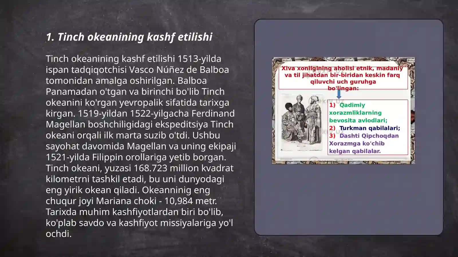 Tinch okeanning oʻrganilish tarixi 3