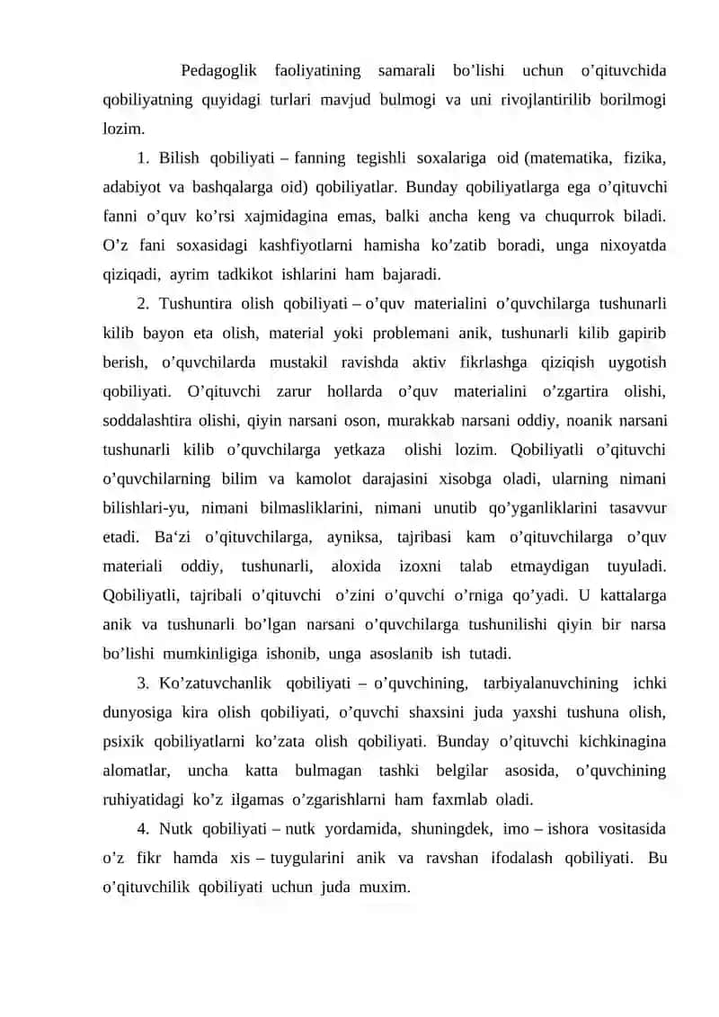 Pedagogik qobiliyat 3