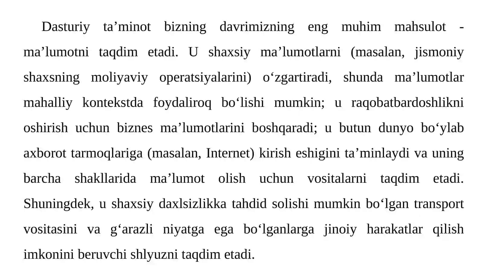 Dasturiy ta’minotning mohiyati 3