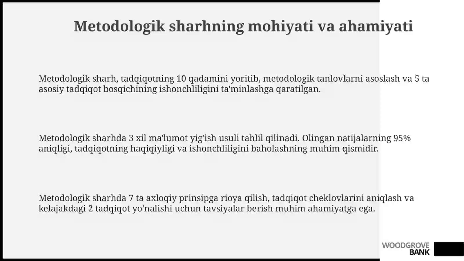 Metodik izoh yozing 3