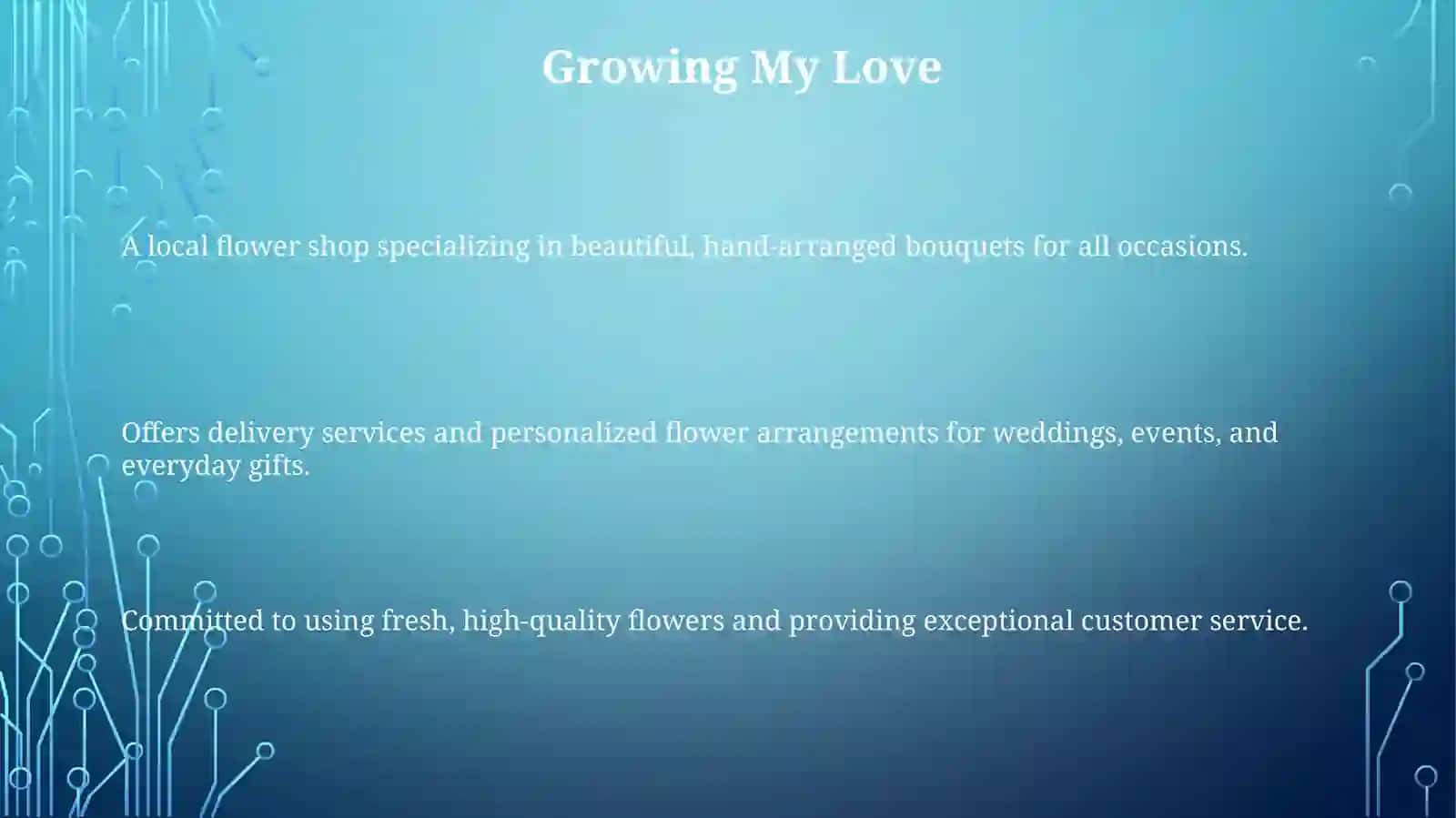 My love flowers 3
