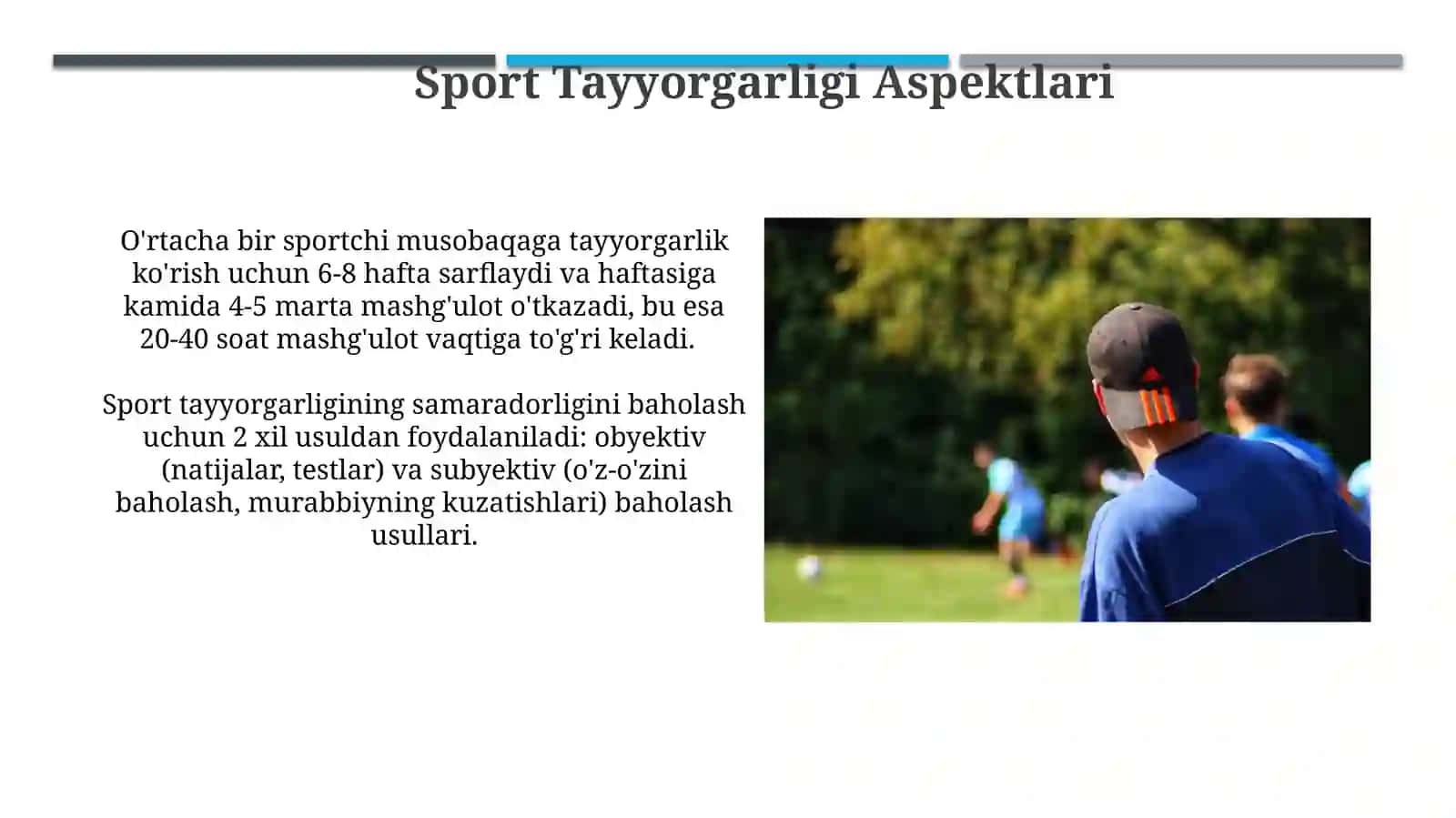 Sport Tayyorgarligi Aspektlari 3