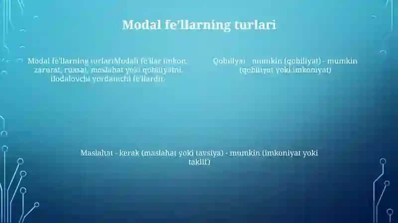 Modal Verbs 3