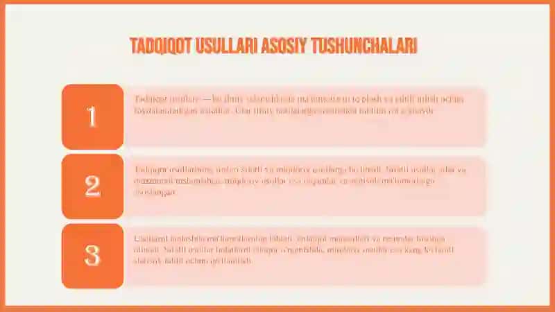 Tadqiqot usullari 3