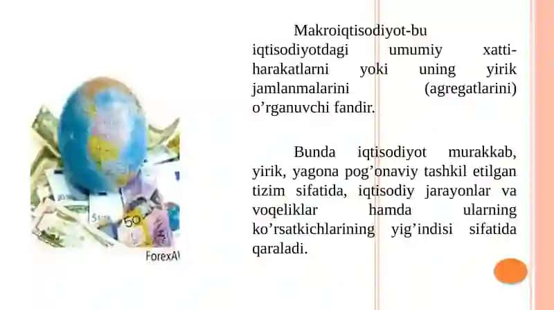 MAKROIQTISODIYOT FANIGA KIRISH, ASOSIY MAKROIQTISODIY KO’RSATKICHLAR 3