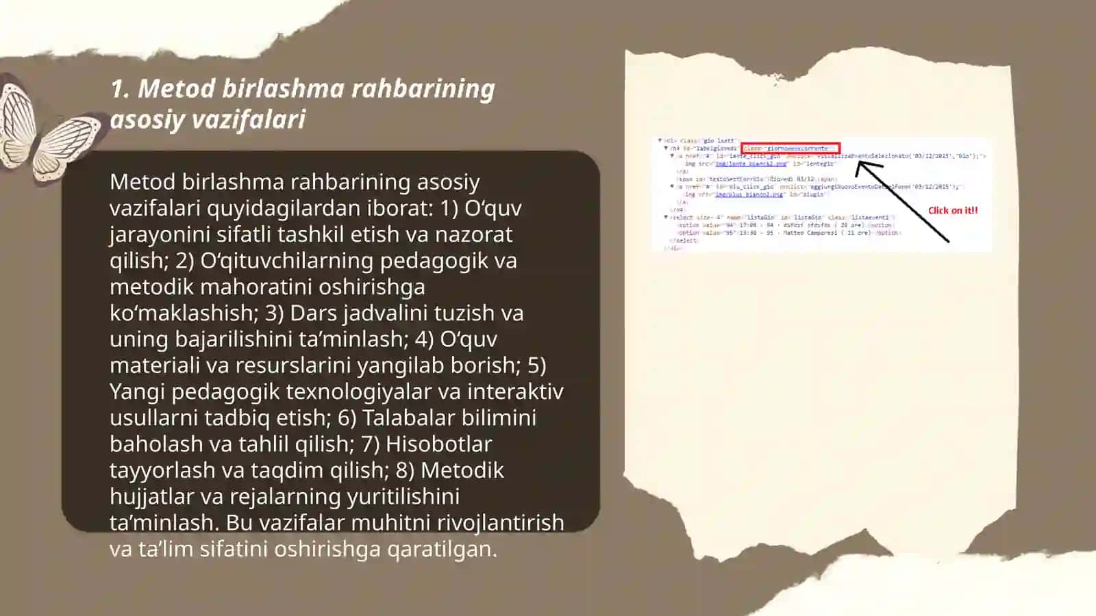 Metod birlashma rahbari va aʼzolarining majburiyatlari 3