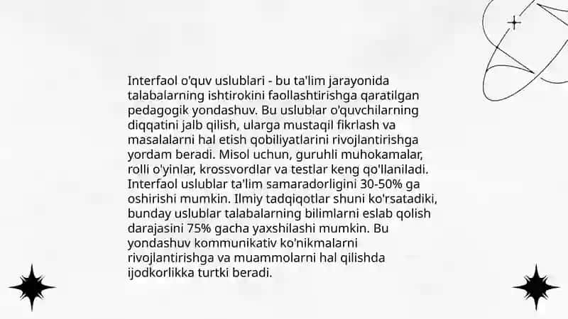 Biologiyani o'qitishda o'quvchilarning bilish faoliyatini faollashtirish yo'llari 3