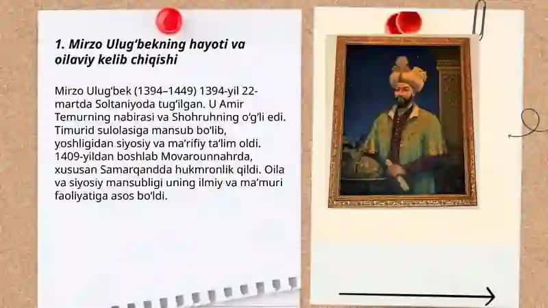 Mirzo Ulugʻbek - davlat arbobi va buyuk olim 3