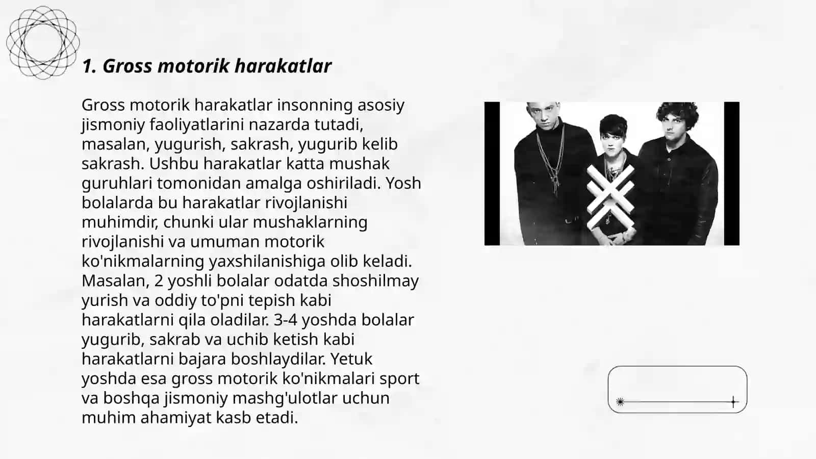 Gross motorik harakatlar 3