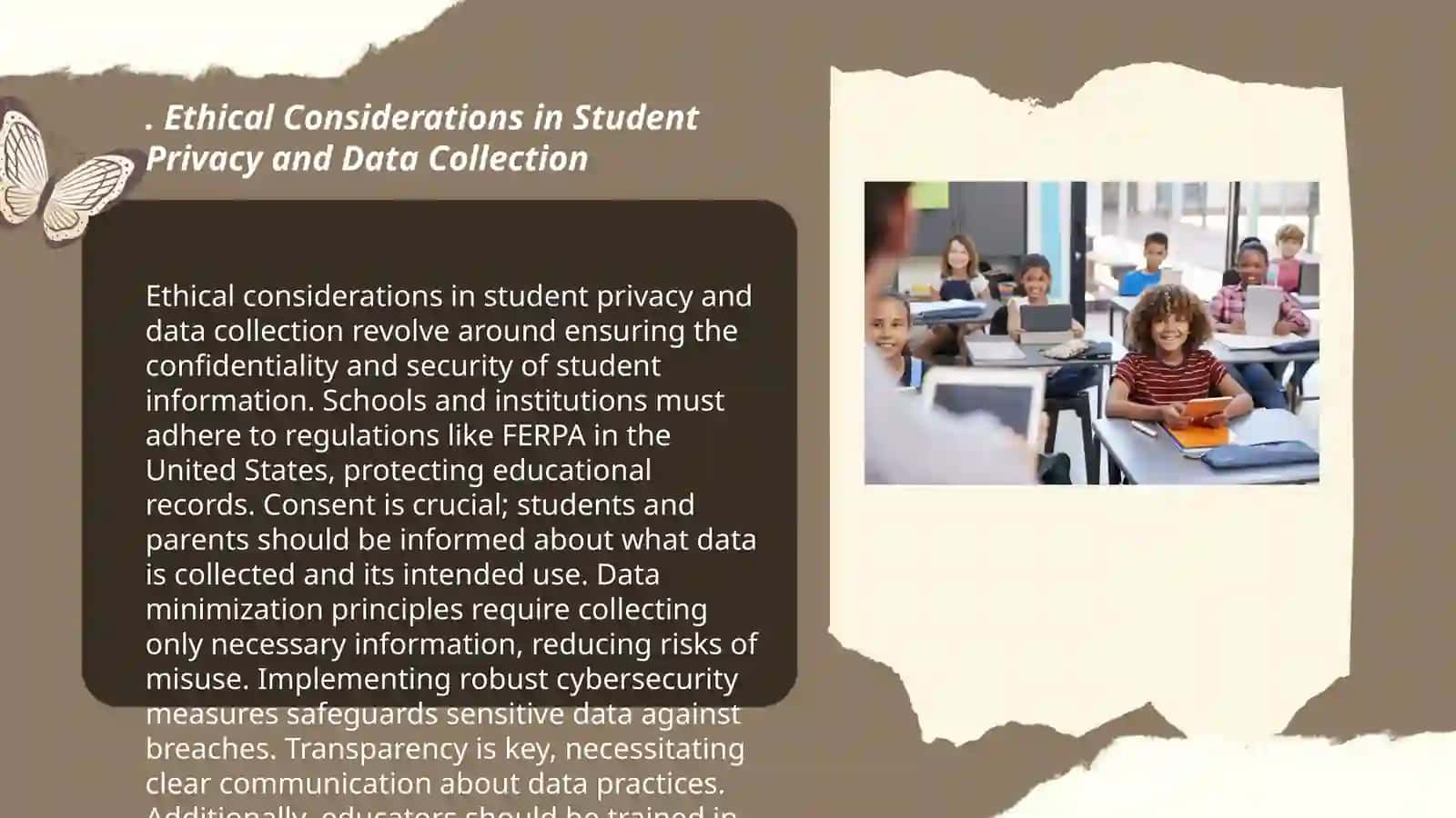Education: ethical issues. Psychological and philosophical issues. Educational fairs. Applying to university school discipline and school uniform 3