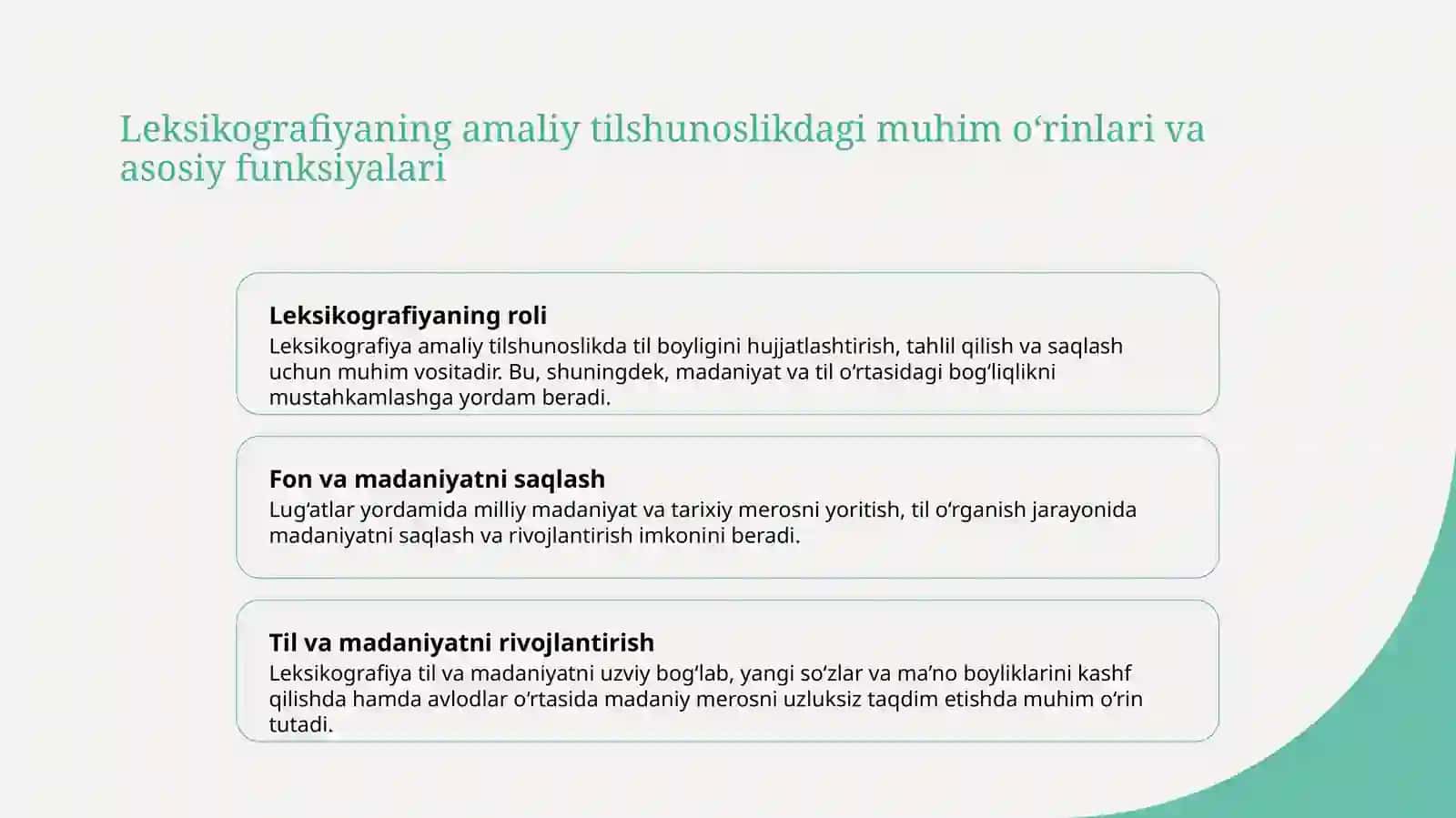Leksikografiya amaliy tilshunoslikning muhim yo'nalishi sifatida 3