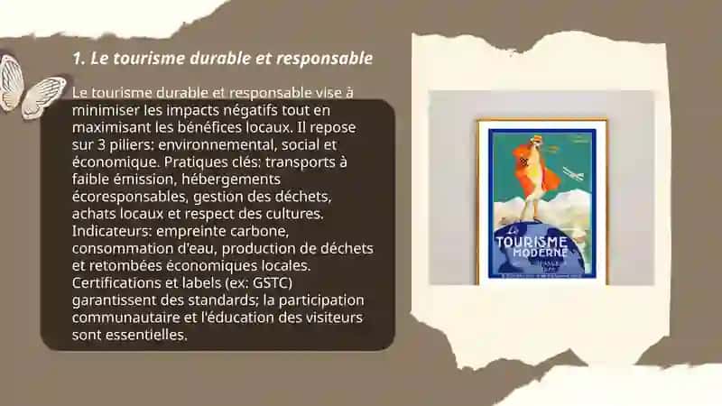 Le tourisme durable et responsable 3