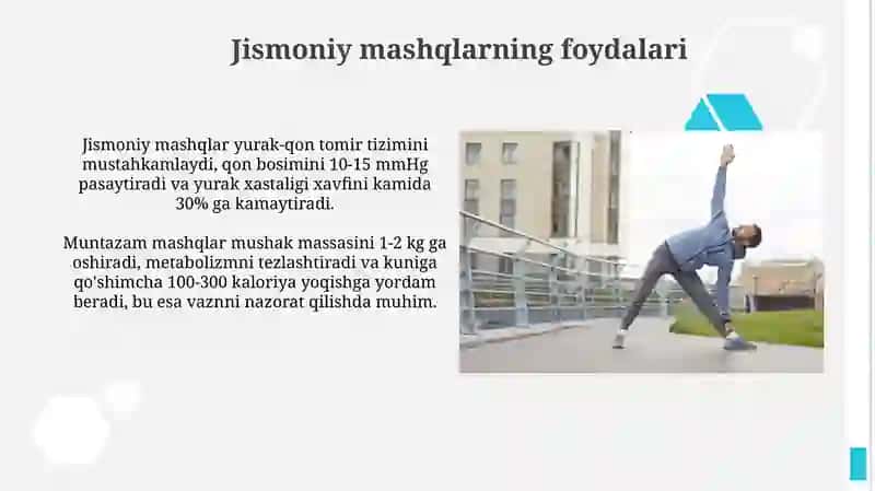 Jismoniy mashqlarning foydalari 3