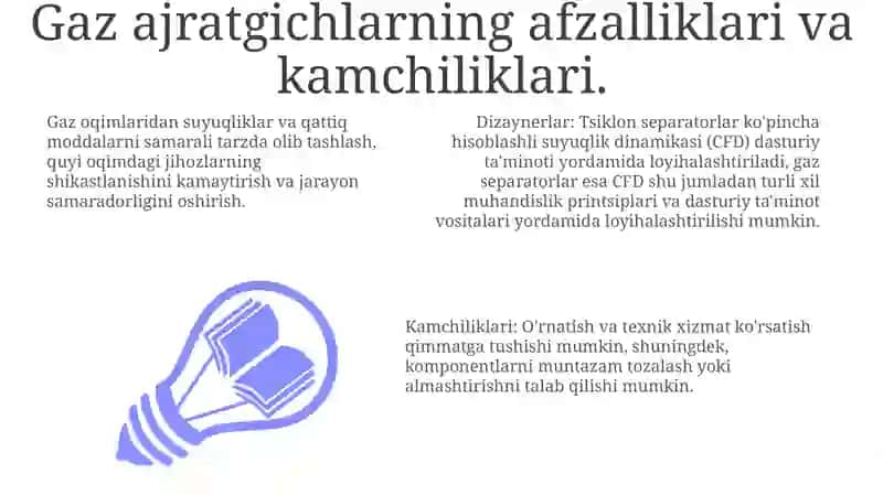 Tsiklonlar va gaz ajratgichlar konstruktorlari 3