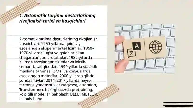 Avtomatik tarjima dasturlari va ularning qiyosiy tahlili 3