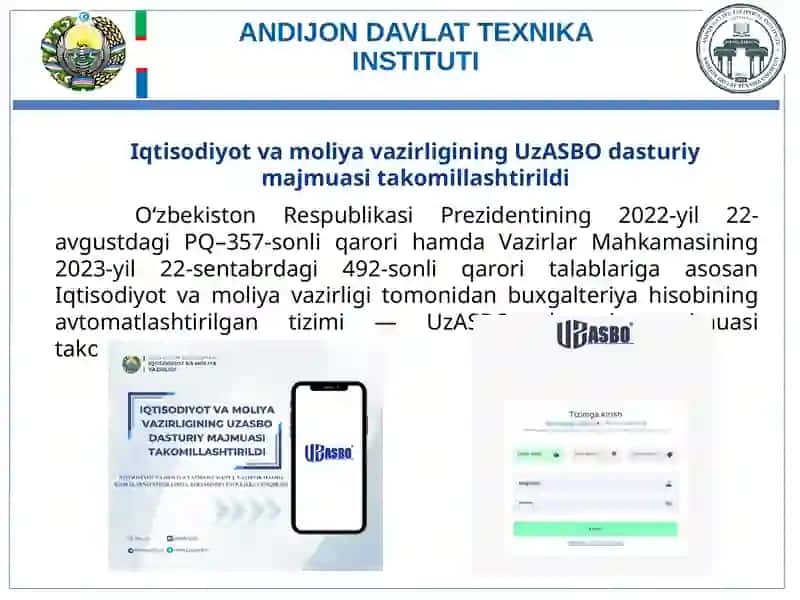 Buxgalteriya hisobida pul mablag‘lari va hisobdor shaxslar bilan hisob-kitoblar hisobini Avtomatlashtirish 3