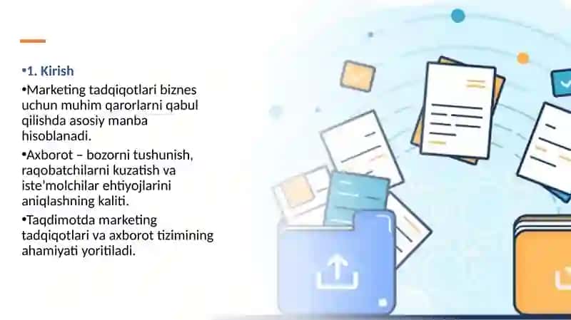 Marketing tadqiqotlari va axborotlar tizimi 3