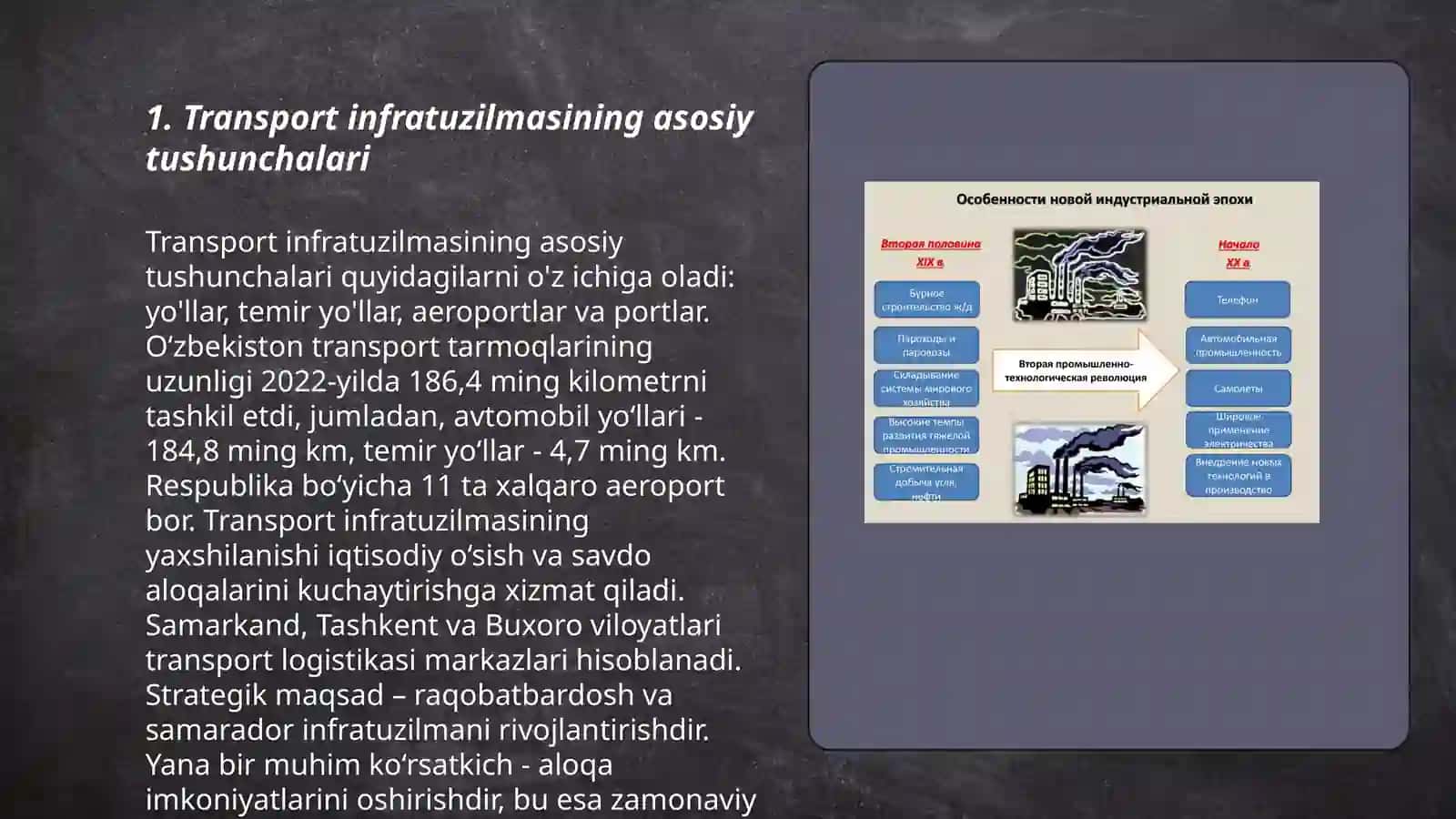 Sanoat va xo'jalik yo'llarining elementlarini organish 3