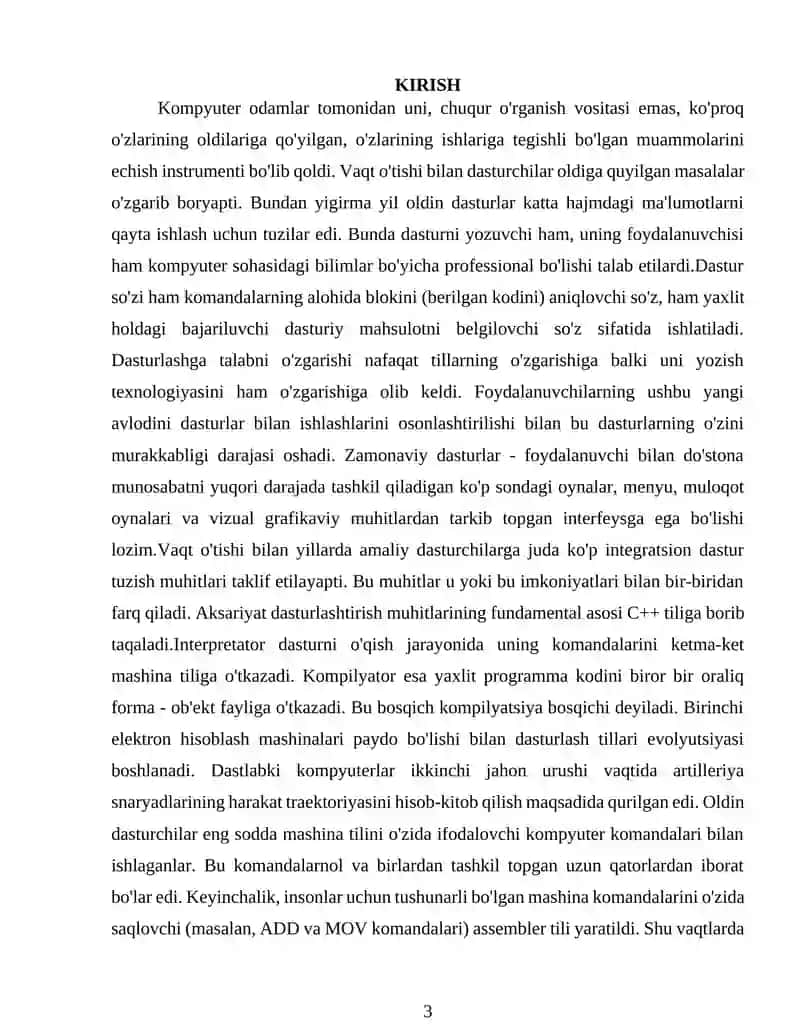 Satr ma'lumotlar tuzilmasi bilan ishlash 3