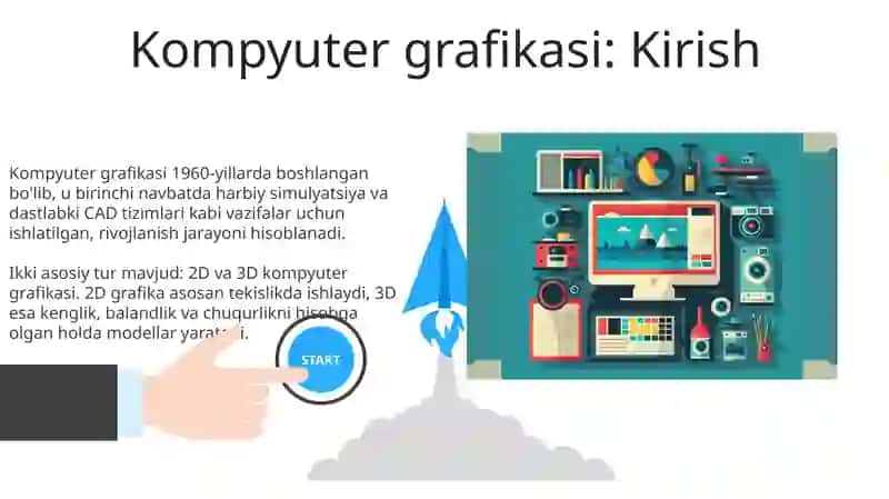 Kompyuter grafikasi va ularning turlari 3
