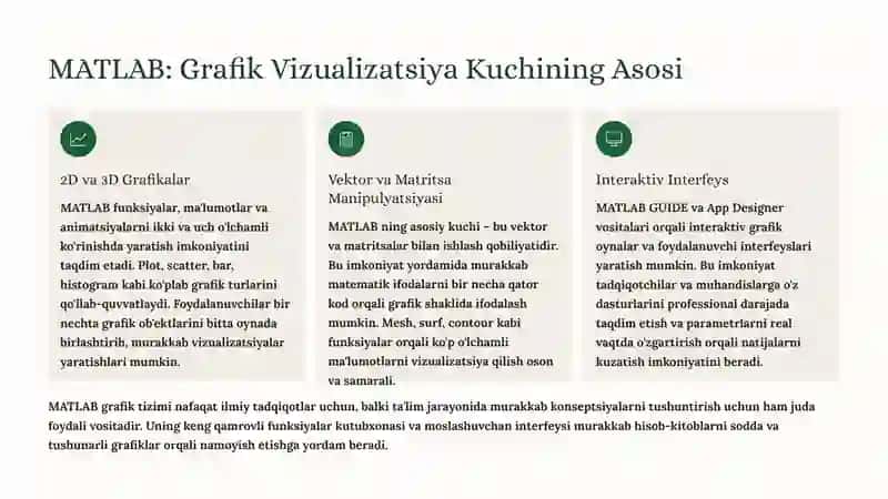 MATLAB Grafik Imkoniyatlari 3