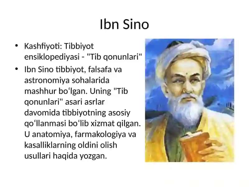 Ibn Sino Tibbiyot Ensiklopediyasi - "Tib qonunlari" 3