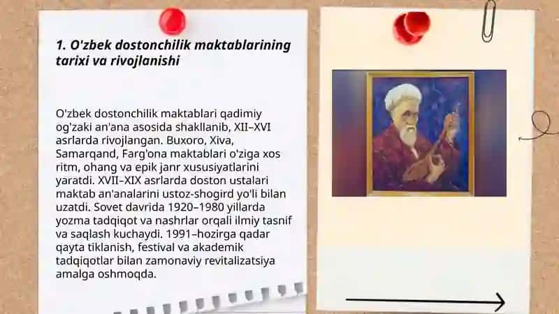 O'zbek dostonchilik maktablari va dostonchilik an'analari 3