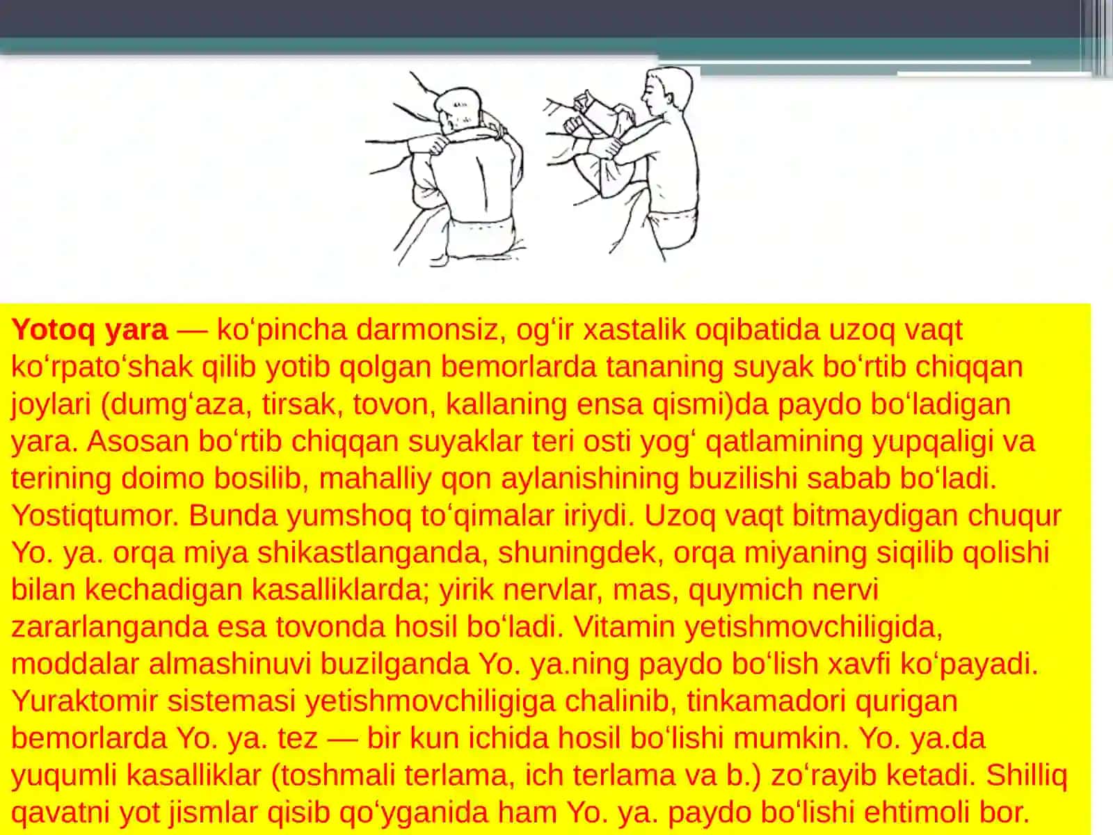 Yotoqyara - Yotoqyaralarning zamonaviy profilaktikasi 3
