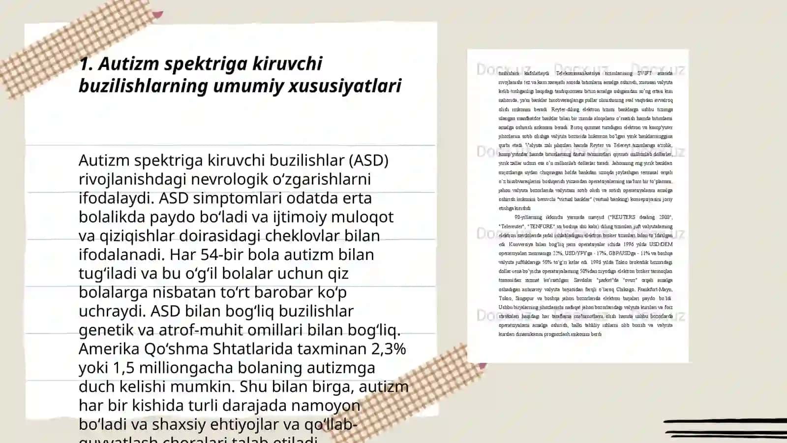 Autizmga Xos Bo'lgan Jihatlar 3
